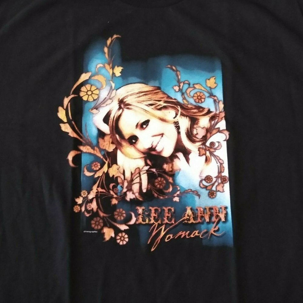 Lee Ann Womack Black‎ Concert Adult T-Shirt 2011